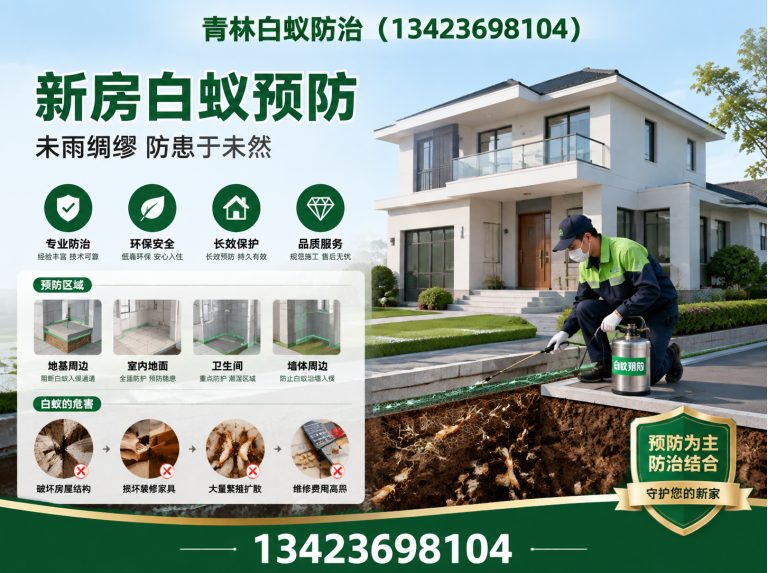 天河区家庭白蚁防治展示图